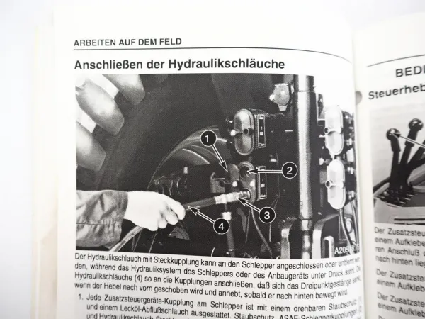 Case 7210 7220 7230 7240 7250 Schlepper Betriebsanleitung 1996