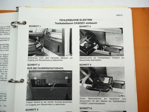 Case 821 821B Lader Werkstatthandbuch Fehlersuche ZF Getriebe Achsen 1995