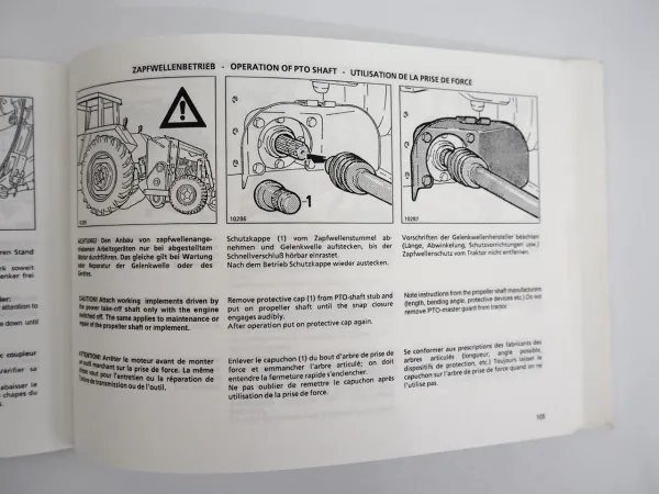 Case C42 C48 Allrad Compact Traktor Betriebsanleitung 1995 WD 308.48 + WD 308.85