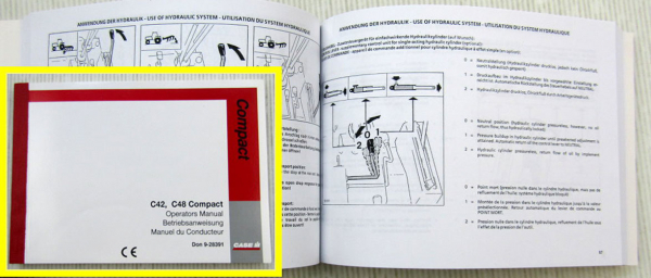 Case C42 C48 Compact Betriebsanleitung Operators Manual Manuel du Conducteur