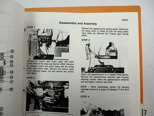 Case CK08 Raupenbagger Crawler Excavator Parts Catalog Service Manual