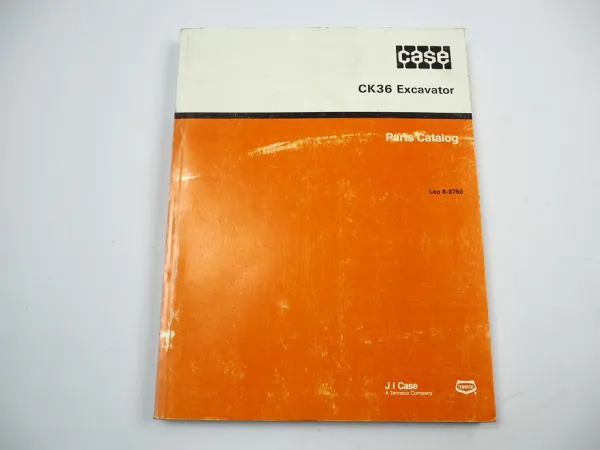 Case CK36 Raupenbagger Excavator Ersatzteilkatalog Parts List 1992