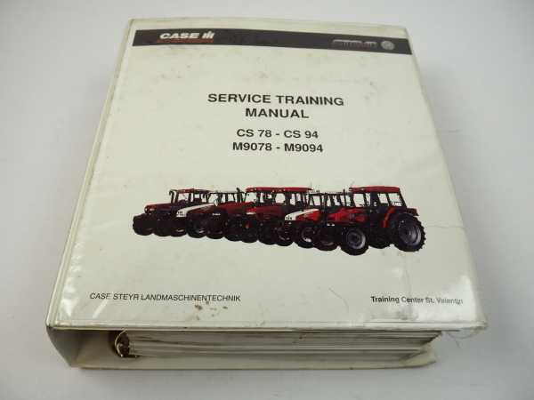 Case CS78 78a 86a 94a Steyr M 9078 9086 9094 Service Training Werkstatthandbuch