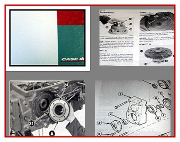 Case CX 50 60 70 80 90 100 Schlepper Werkstatthandbuch