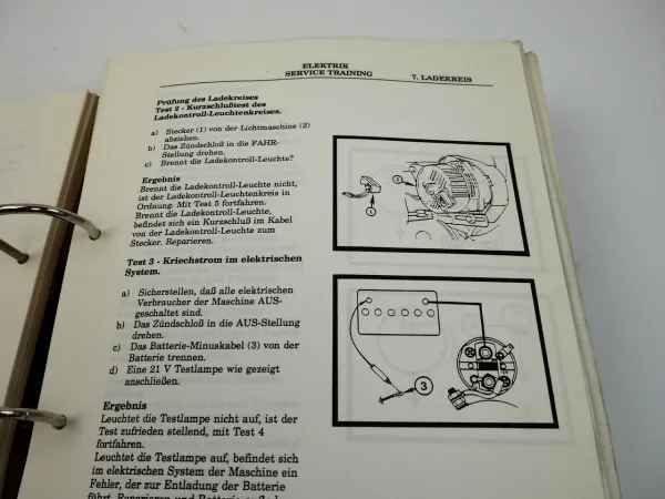 Case IH Traktor ELEKTRIK Grundlagen Service Training Schulung 1993 1994