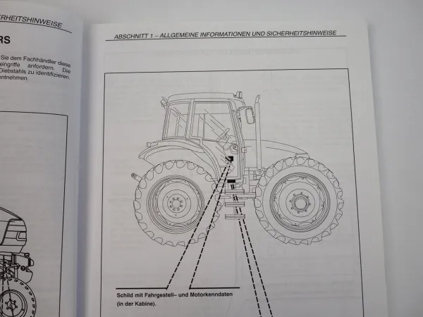 Case JX95HC Traktor Betriebsanleitung Bedienungsanleitung 2010
