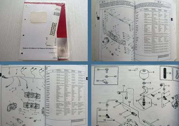 Case Magnum 225 250 280 310 Magnum Spare Parts Catalog Ersatzteilkatalog 2006