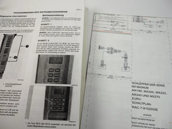 Case MX 180 200 220 240 270 Magnum Wartungshandbuch 1999
