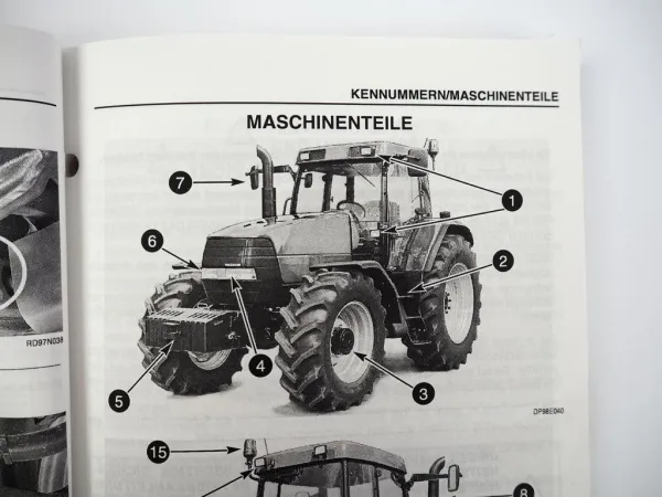 Case MX150 MX170 Maxxum Schlepper Betriebsanleitung Betriebsanweisung 1998