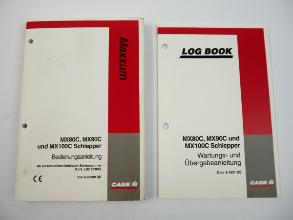 Case MX80C MX90C MX100C Maxxum Schlepper Betriebsanleitung Bedienung 1999