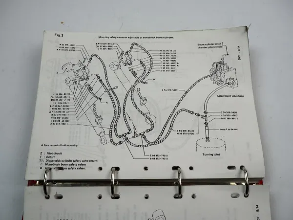 Case Poclain 61 81 Bagger Technische Rundschreiben 1987 bis 1993