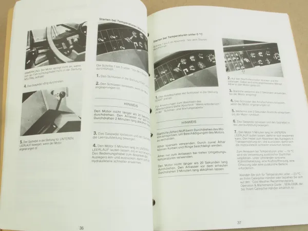 CAT Caterpillar 416 426 428 Baggerlader Betriebsanleitung Bedienung Wartung 1986