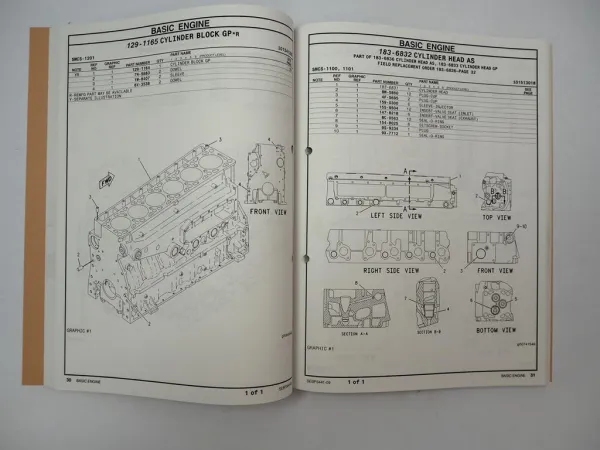Caterpillar 3126B Industrial Engine for Claas Combine Parts Manual 2002