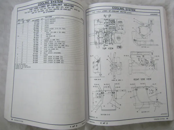 Caterpillar 320 B L N S LN Excavators Parts book Manual 8/1998 Ersatzteilliste