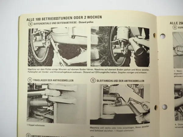 Caterpillar 814 Raddozer Betriebsanleitung Wartungsanweisung 1971