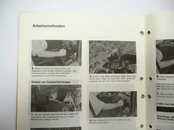 Caterpillar 950B 966D 980C Radlader Betriebsanleitung Bedienung 1981