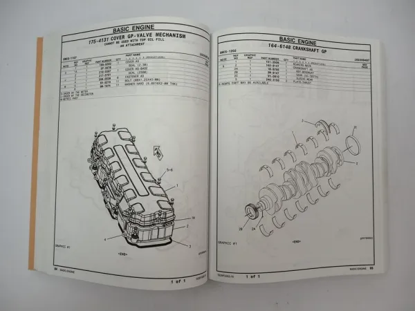 Caterpillar C-9 Industrial Engine Parts Manual 2005