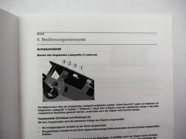 Caterpillar CAT NSP 10 12 16 N NI Stapler Hubwagen Betriebsanleitung 2007