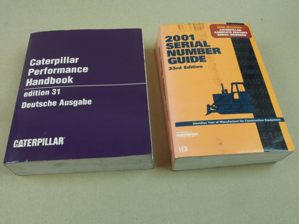 Caterpillar Performance Handbook Leistungshandbuch Serial Number Guide 2000/2001