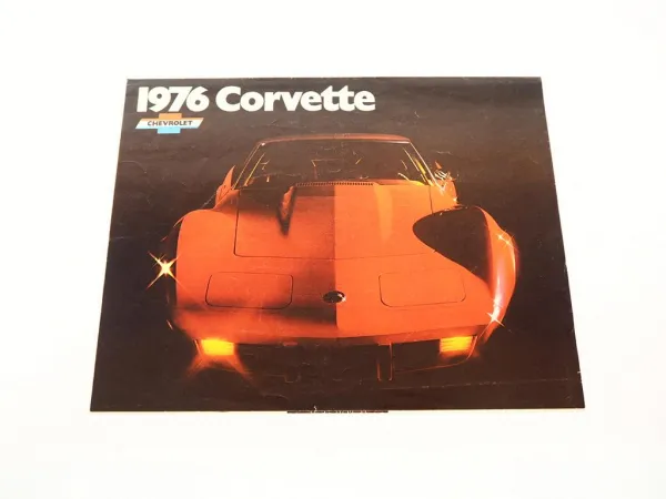 Chevrolet Corvette C3 5.7 l Engine Prospekt Brochure 1976