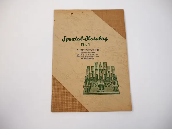 Chrova Werkzeug Spezial Katalog Eduard Engels Remscheid ca. 1950er Jahre