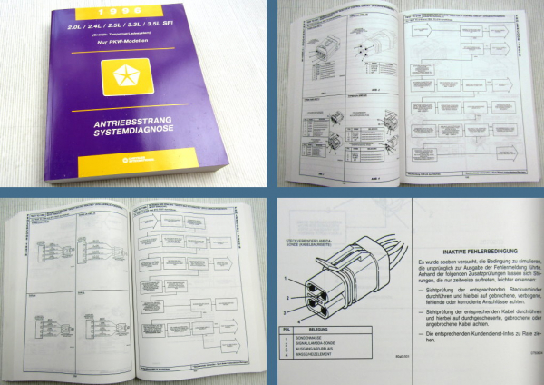 Chrysler Dodge Plymouth 1996 Diagnosehandbuch Antriebsstrang Werkstatthandbuch