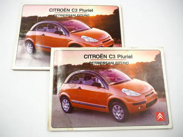 Citroen C3 Pluriel 1.4 1.6i 16V Betriebsanleitung Bedienungsanleitung Febr. 2003