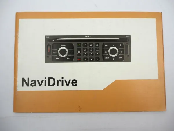 Citroen C4 Betriebsanleitung 1/2009 Bedienung Pannenhilfe Navidrive Autoradio