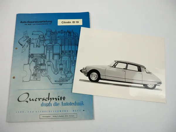 Citroen ID19 Werkstatthandbuch Reparaturanleitung Bucheli Heft 59 Foto