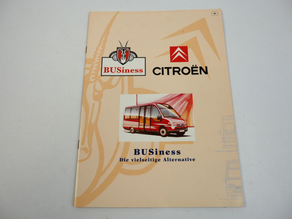 Citroen Jumper Business 909 1001 2002 Kleinbus Prospekt