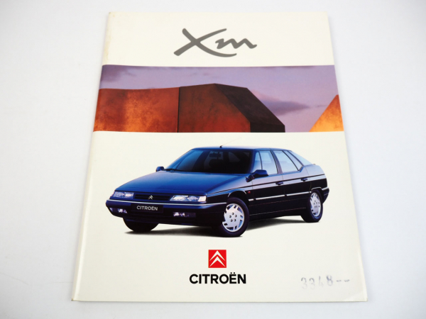 Citroen XM und Break Typ Y4 2.0 SX Turbo D12 2.5 c.T. V6 24V VSX Prospekt 1994