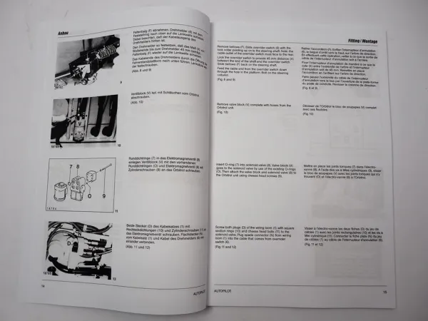 Claas Autopilo Lenkautomat Betriebsanleitung für Commandor Dominator Jaguar
