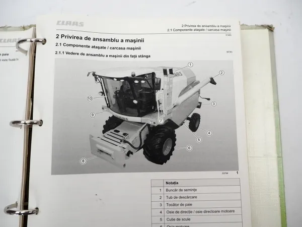 Claas Avero 240 Type 451 Instructiuni de utilizare 2010 Rumänisch