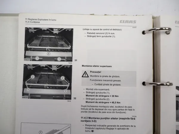 Claas Avero 240 Type 451 Instructiuni de utilizare 2010 Rumänisch