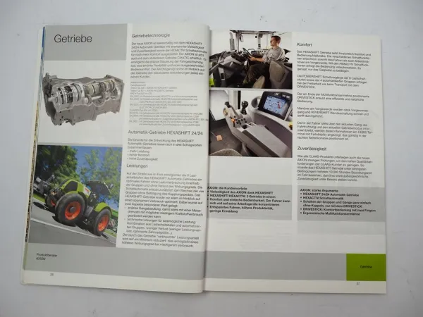 Claas Axion 810 820 830 840 850 Traktor Produktberater Verkaufshandbuch 2009