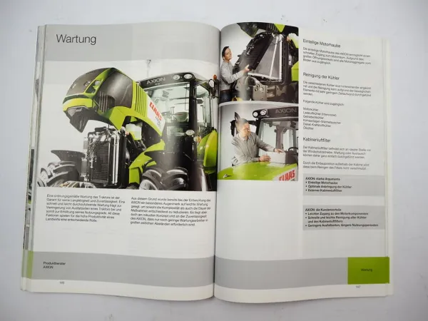 Claas Axion 810 820 830 840 850 Traktor Produktberater Verkaufshandbuch 2009