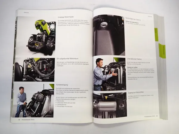 Claas Axos 310 320 330 340 Traktor Produktberater Verkaufshandbuch 2010