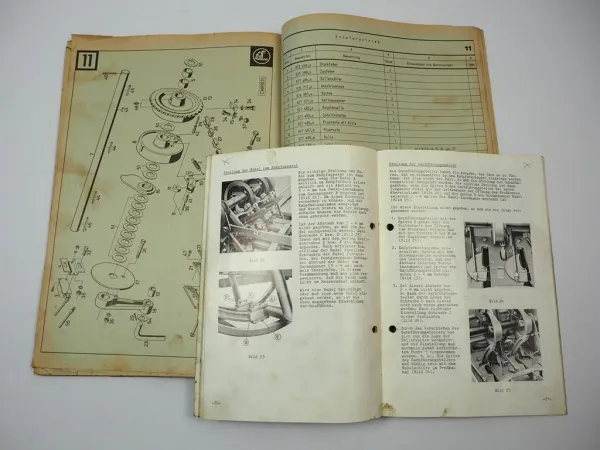 Claas CHP410 Hochdruck Presse Pickup Betriebsanleitung Ersatzteilliste 1971/73