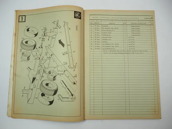 Claas CHP410 Hochdruck Presse Pickup Ersatzteilliste Ersatzteilkatalog 1971