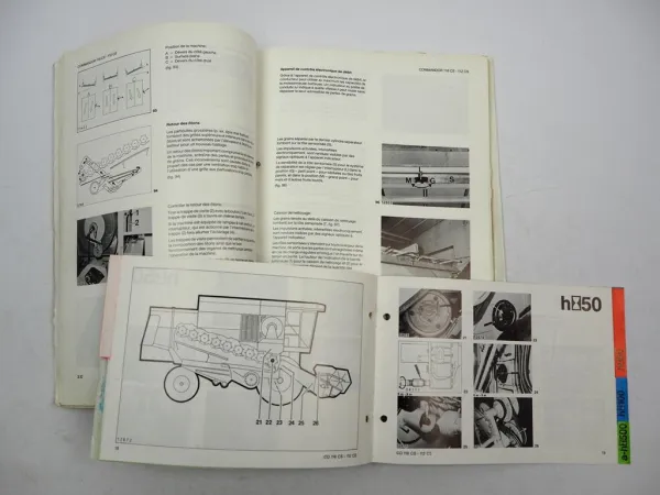 Claas Commandor 112 114 115 116 CS Notice dutilisation 1986 Französisch