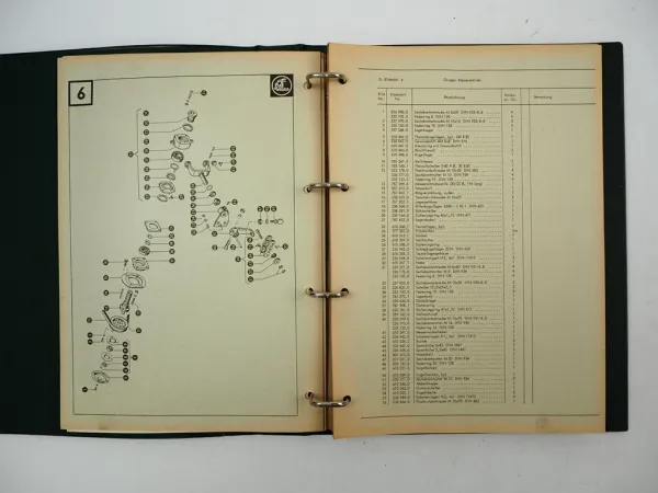 Claas Compact 30 Mähdrescher Ersatzteilliste Ersatzteilkatalog 1976