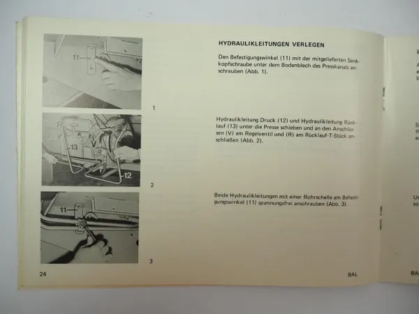 Claas Constant Hochdruckpresse Ballenschleuder Ersatzteilliste 1970er Jahre