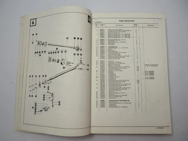 Claas Consul Mähdrescher Ersatzteilliste Ersatzteilkatalog 1980