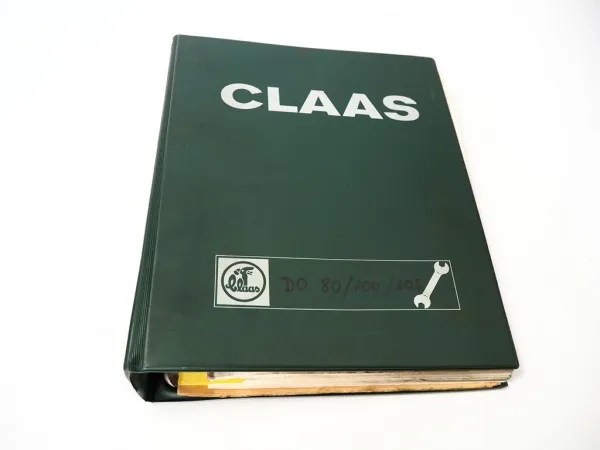 Claas Dominator 100 105 Mähdrescher Werkstatthandbuch Reparaturhandbuch 1980