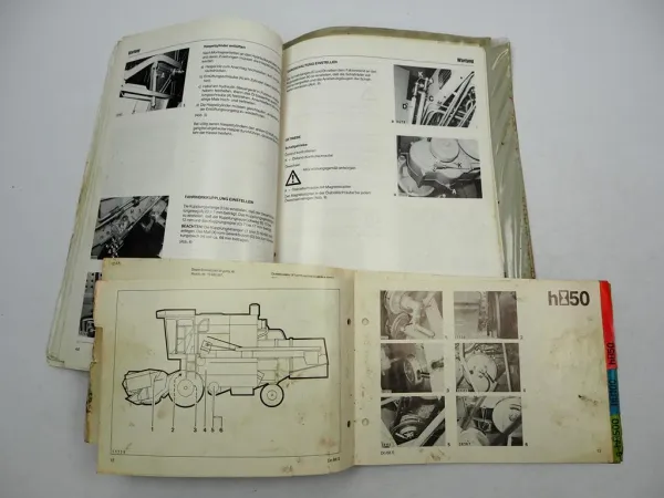 Claas Dominator 68S Mähdrescher Betriebsanleitung Wartung Schmierplan 1996