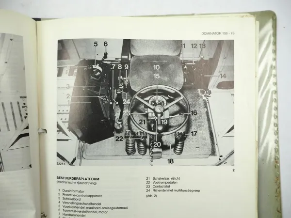 Claas Dominator 78 88 98 108 S SL Maaidorser Gebruiksaanwijzing 1986 Original