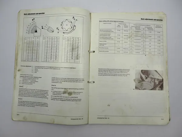 Claas Dominator 78 88 98 108 SL S Combine Operators Manual 1989 Englisch