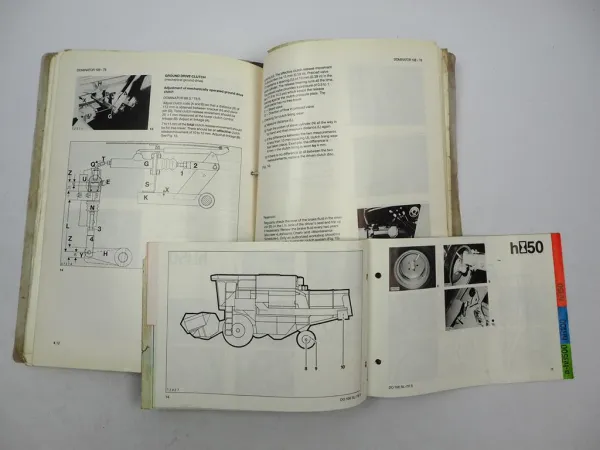 Claas Dominator 78 88 98 108 SL S Operators Manual Maintenance Lubrication 1986