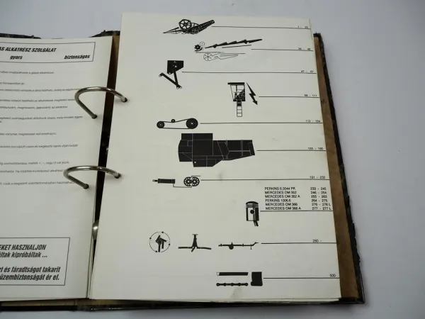 Claas Dominator 78 SL Classic SLS Mähdrescher Ersatzteilliste Spare Parts List 1991