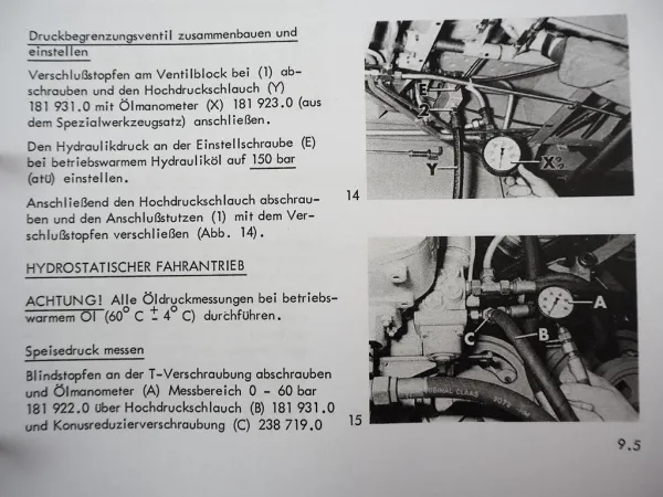 Claas Dominator 85 Reparaturhandbuch Werkstatthandbuch Reparaturanleitung 1977